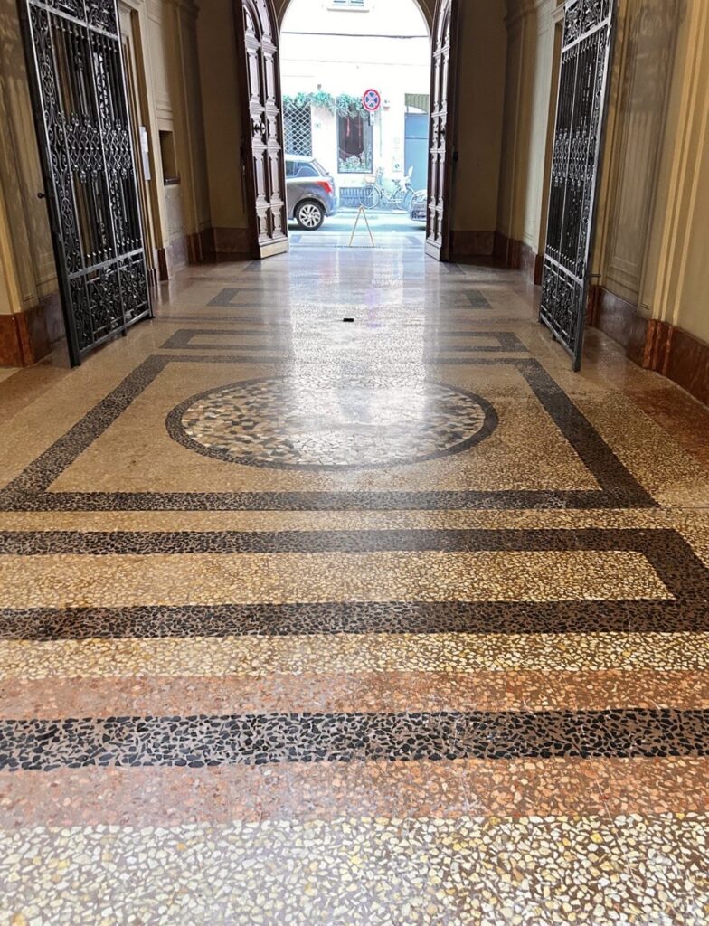 Terrazzo floor